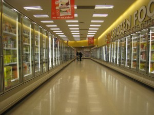 Supermarket aisle